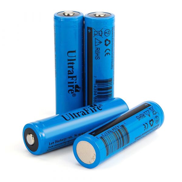 
					Акумулятор Li-ion UltraFire 18650 2000mAh 3.7V, Blue