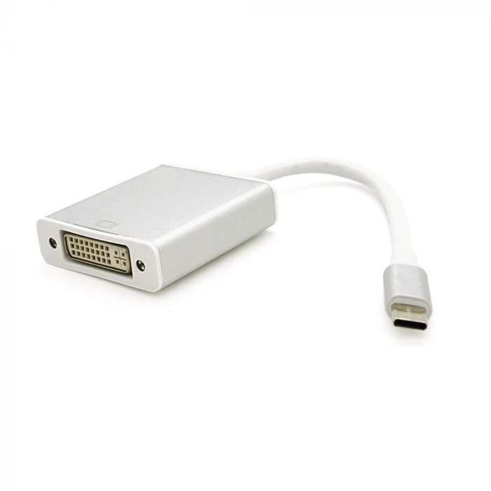 
					Конвертер Type-C (тато) на DVI (мама) 10cm, GOLD, 4K / 2K Пакет