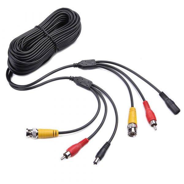 
					Патчкорд комбінований коаксіальний + живлення + звук BNC + DC + AV 20m, чорний, Q50