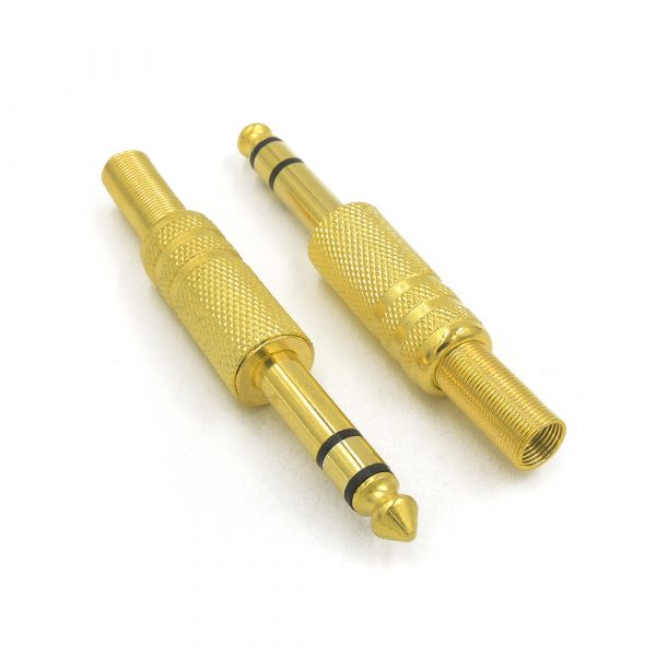 
					Роз'єм 6,3 стерео під кабель під пайку Gold