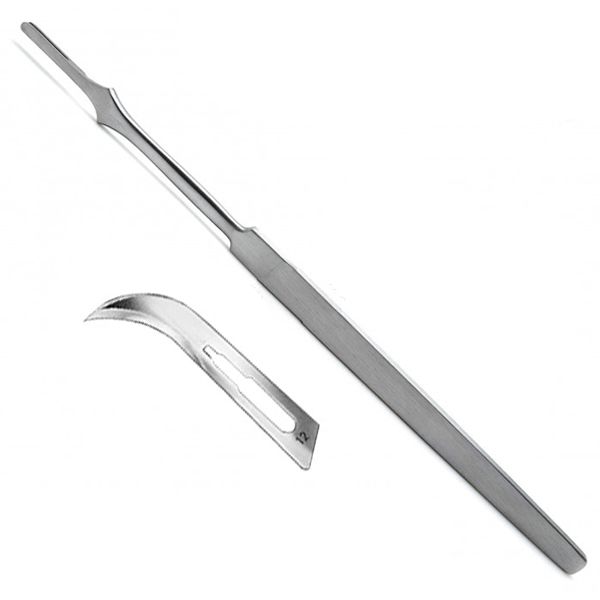 
					Скальпель з нержавіючої сталі  №7 + лезо №15