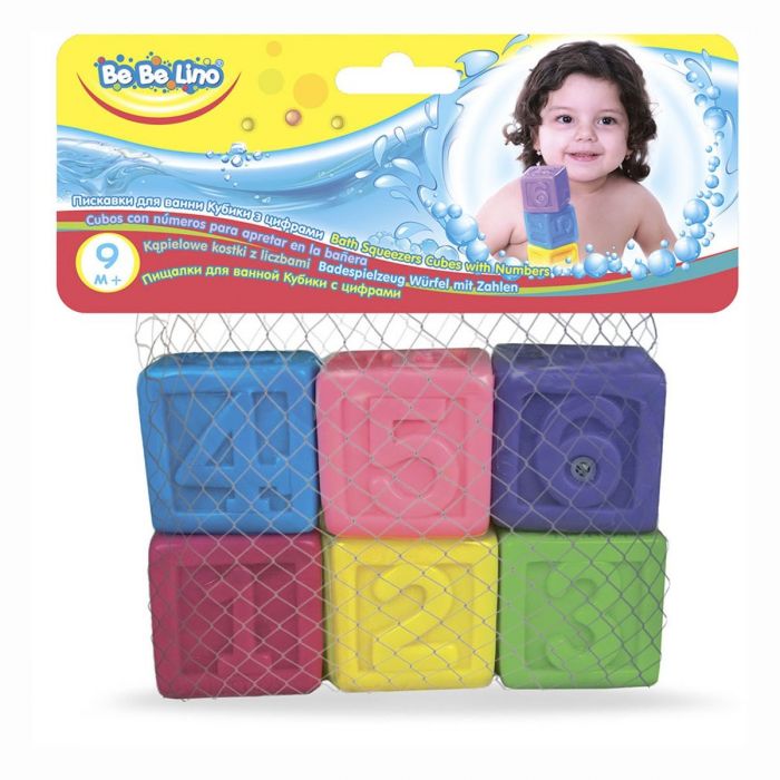Пискавки для ванни BeBeLino Кубики з цифрами (57089)