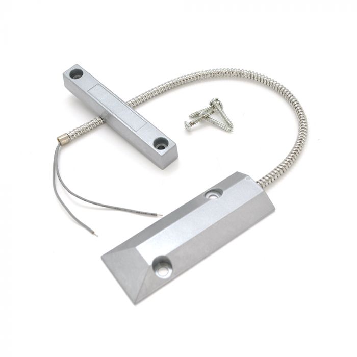 
					Датчик магнітоконтактний з проводом 30 см MC-59, 105*16*16 мм, алюмінієвий сплав, сірий, для саморізів, 1 штука в упаковці, ціна за штуку