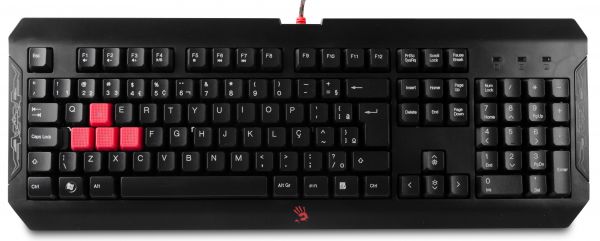 Клавіатура A4Tech Bloody Q100 Ukr Black