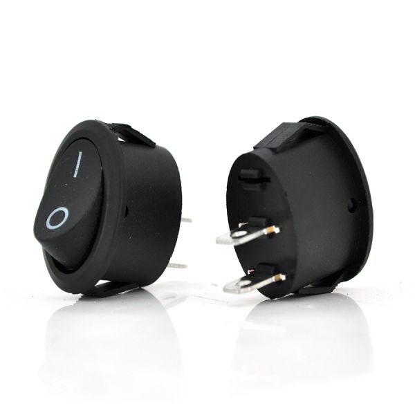 
					Перемикач ON-OFF KCD1-301, 250VAC /10A, 2 контакта, Black, Q200