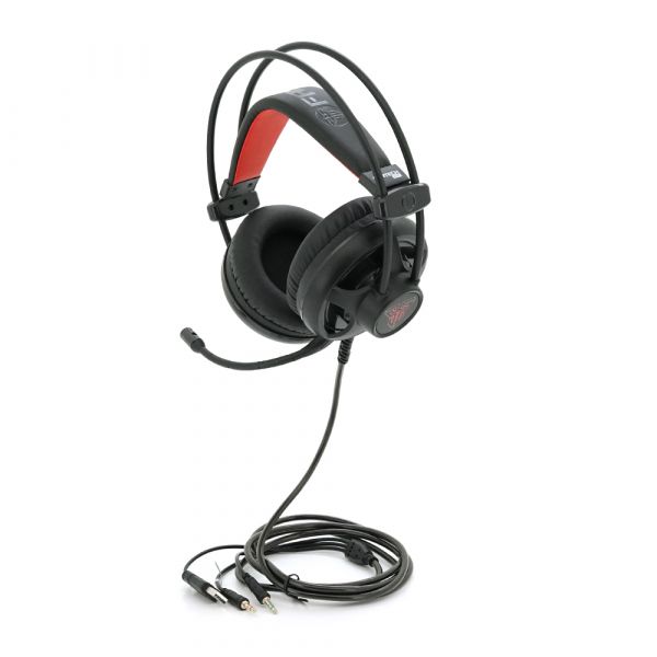 
					Ігрові навушники з мікрофоном Fantech HG13, Black, USB підсвічування, Color Box (226 * 205 * 114) 0,48кг