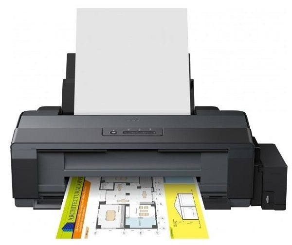 Принтер A3 Epson L1300 (кольоровий принтер, 4кольори, USB, ADF, Фабрика Друку)  (C11CD81402)