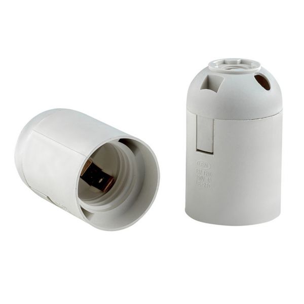 
					Патрон електричний цоколь Е27 білий