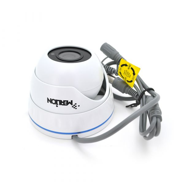 
					1MP камера купольна корпус метал AHD / HDCVI / HDTVI / Analog 720р MERLION (об'єктив 3.6мм / ІК підсвічування 20м)