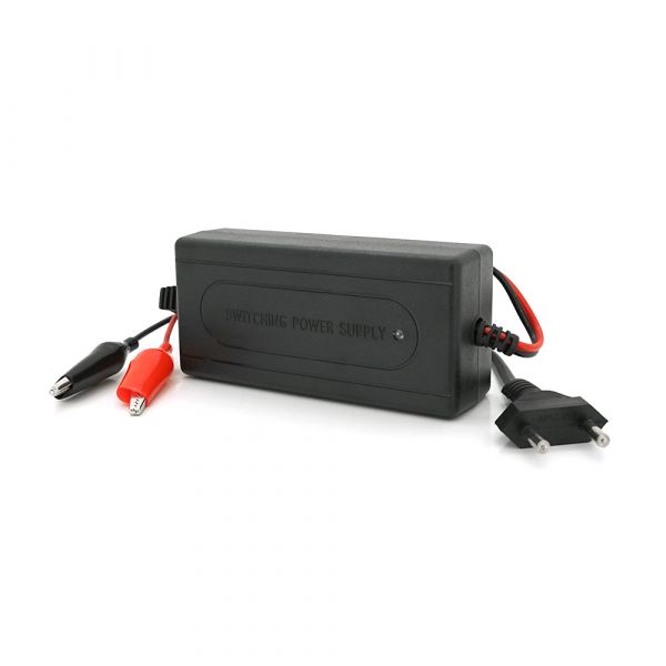 
					Автоматичне ЗУ для акумулятора 12V (5-20Ah), MERLION - YT-CH-12200, Струм заряду 12V / 2000mA, крокодили