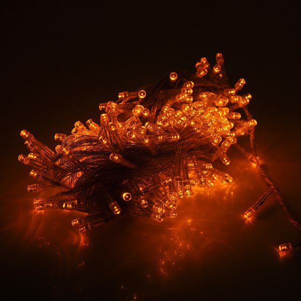 
					Гірлянди 120LED (Штора) Yellow, 8 режимів, 3х0,3 метра, прозора ізоляція, BOX