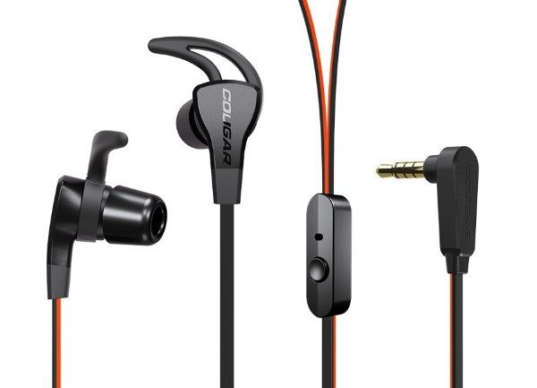 HeadPhone+Mic Cougar Havoc Black компактна ігрова гарнітура