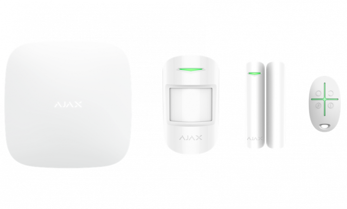 
					Розширений комплект бездротової сигналізації Ajax StarterKit Plus white ( Hub Plus/MotionProtect/DoorProtect/SpaceControl )