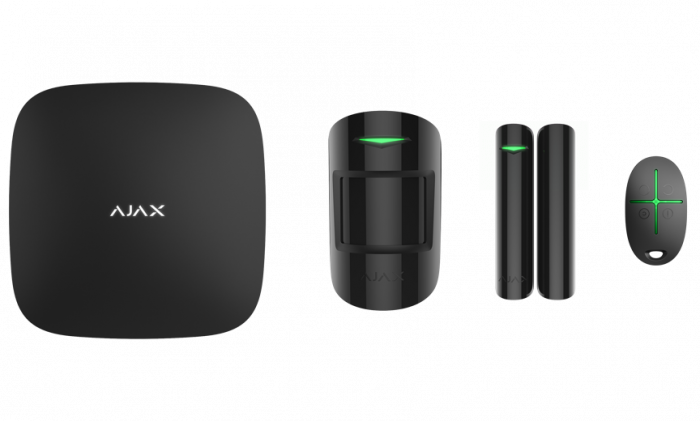 
					Розширений комплект бездротової сигналізації Ajax StarterKit Plus black ( Hub Plus/MotionProtect/DoorProtect/SpaceControl )