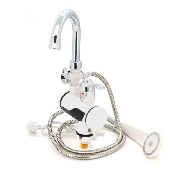 
					Проточний Водонагреватeль SHOWER + Душ, потужність 3 кВт, білий, Box