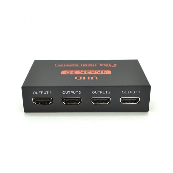 
					Активний HDMI сплитер 1 => 4 порта, 1080р, 1,4 версія, DC5V/2A, Box