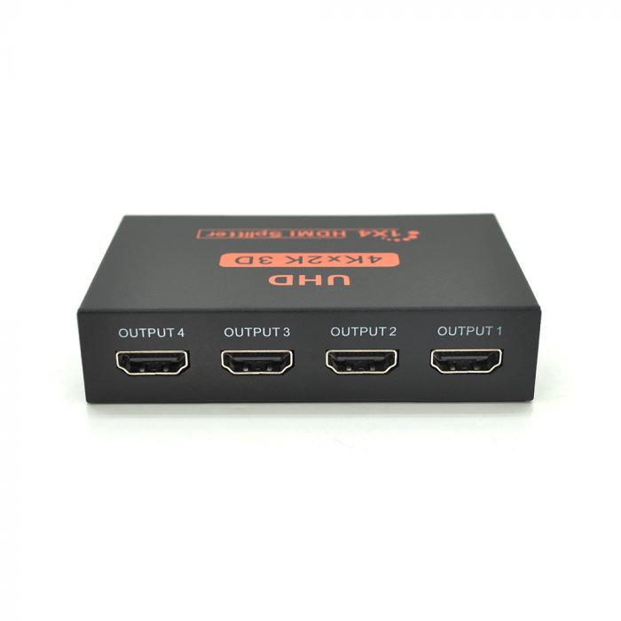 
					Активний HDMI сплитер 1 => 4 порта, 1080р, 1,4 версія, DC5V/2A, Box