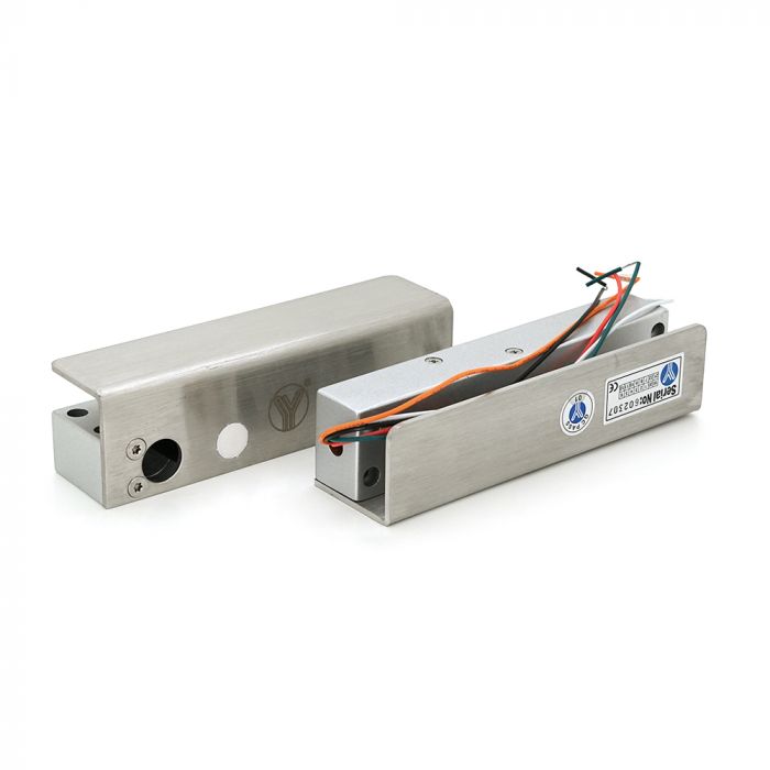 
					Замок ригеля YB-500U (LED) на скляні двері без рами