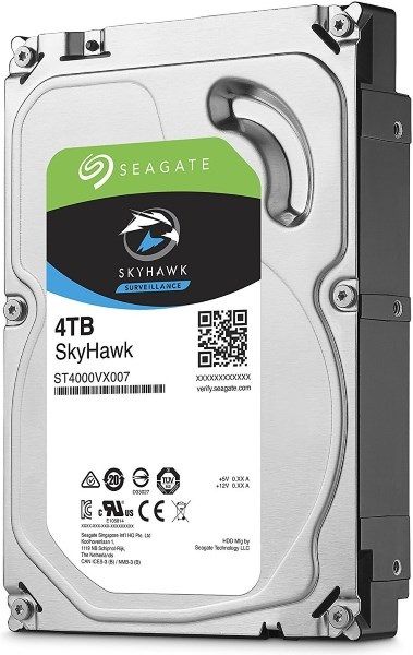 Жорсткий диск 3.5"  4TB Seagate SkyHawk   5900rpm, SATA 3, 64MB  (ST4000VX007)
