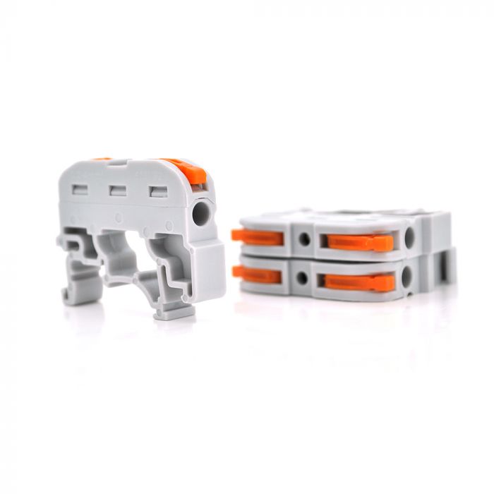 
					Клема з нажімнимі зажимами 1-провідна WAGO K121 на DIN - рейку, 1-pin, сіра