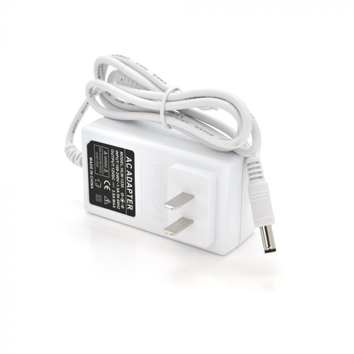 
					Імпульсний блок живлення 12В 3А (36Вт) штекер 5.5 / 2.5 довжина 1,2 м, White, Q50, OEM