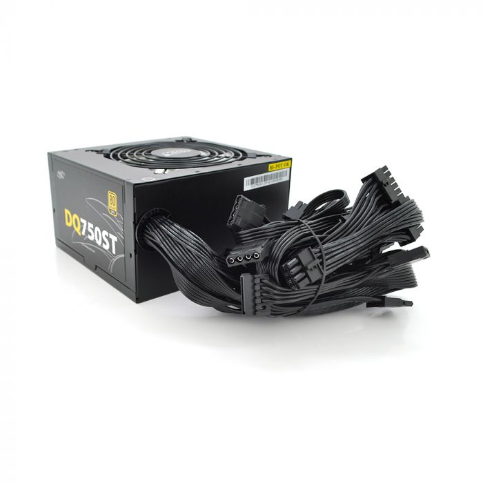 
					Блок живлення DeepCool DQ750ST 80PLUS Gold 750W, 12cm, Black, 150×160×86mm, Box