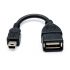 
					Кабель USB 2.0 AF/Mini-B OTG, 0,1m, чорний
