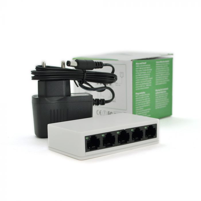 
					Комутатор PIX-LINK LV-SW05 5 портів Ethernet 10/100 Мбіт / сек, BOX Q100