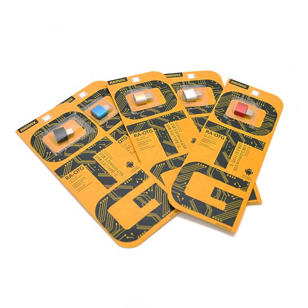
					Переходник USB3.0(AF) OTG => Type-C(M), Mix color, OEM