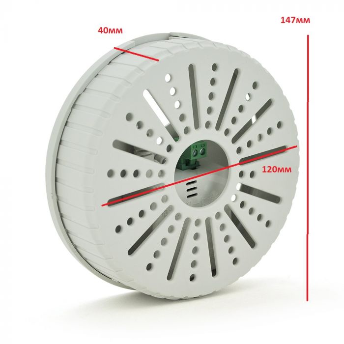
					Кронштейн для камери PiPo PP- Semisphere, харчування DC 12V 2A, кріплення до стелі, білий, пластик