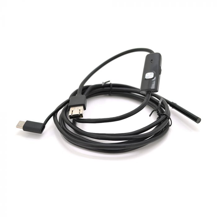 
					3  in 1 MicroUSB/PC  HD эндоскоп, жорсткий дріт,2м