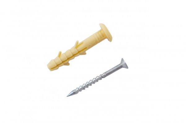 
					Дюбель-цвях швидкого монтажу  (APRO) грибок 6* 40 (пач - 100шт)