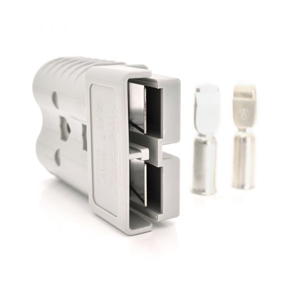 
					Силовий роз'єм живлення "Anderson" 350А 600V + 2 роз'єми, сірий