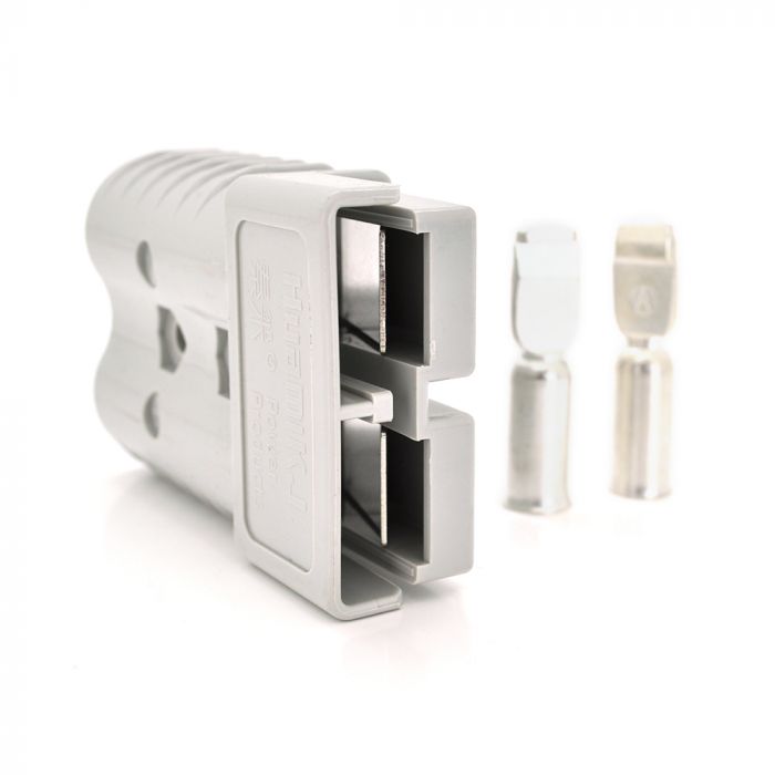 
					Силовий роз'єм живлення "Anderson" 350А 600V + 2 роз'єми, сірий