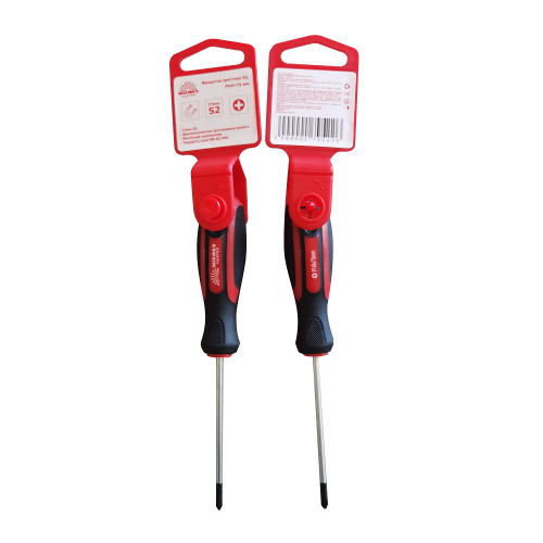 Викрутка хрестова Vitals Master S2, PH2х125 мм