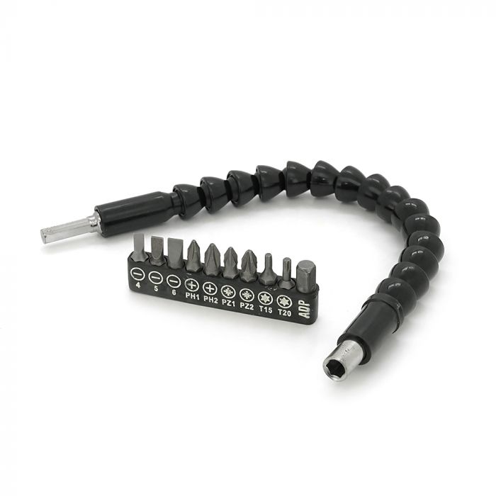 
					Насадки для отверткі10 IN 1 FLEXIBLE SCREW TOOL