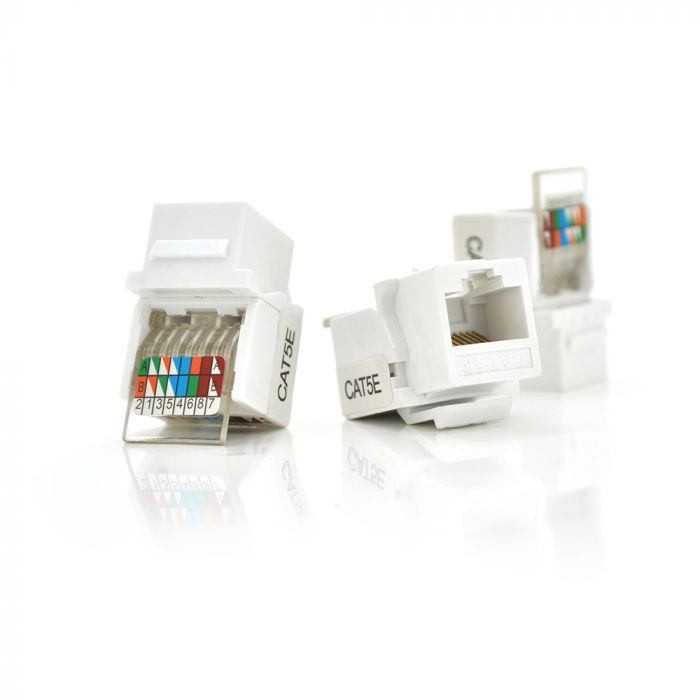 
					Модуль вузький Keystone Jack RJ-45 кат.5e UTP,17,2 мм,  Q100