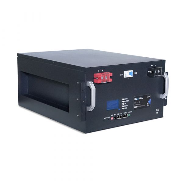 
					Літій-залізо-фосфатний акумулятор Merlion LiFePO4 48V 200AH for Solar,(440x580x270), 3000 циклів Q1