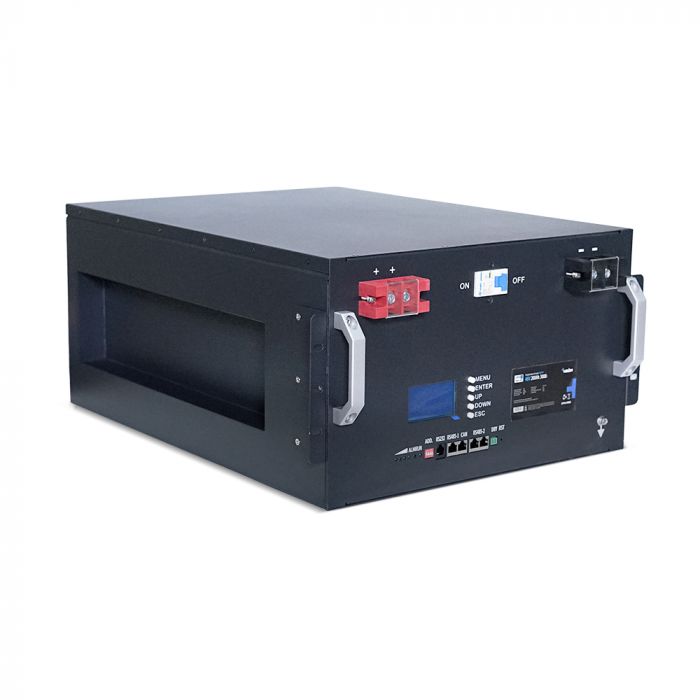 
					Літій-залізо-фосфатний акумулятор Merlion LiFePO4 48V 200AH for Solar,(440x580x270), 3000 циклів Q1