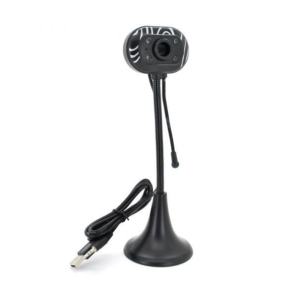 
					Вебкамера з гарнітурою 800 × 600, пласт. корпус, Black, Пакет