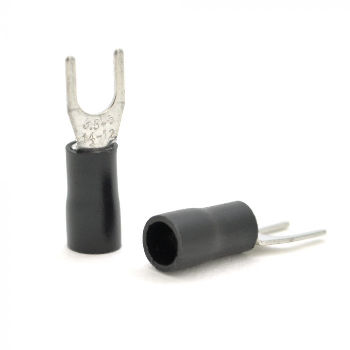 
					Клема тип "U" 0.7мм, SV3.5-5, провід 2.5-4.0, ізольована, максимальний струм 37А, під обтискача, латунь, 100 штук в упаковці, ціна за упаковку