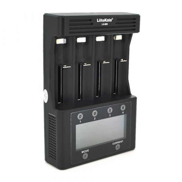 
					ЗП універсальний Liitokala Lii-600, АЗУ+СЗУ, 4 канали, LCD дисплей, підтримує Li-ion, Ni-MH і Ni-Cd AA (R6), ААA (R03), AAAA, С (R14)