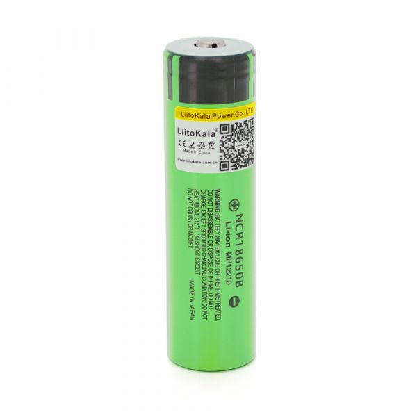 
					Акумулятор 18650 Li-Ion LiitoKala Lii-34B-JT, 3400mah (3200-3400mah), 3.7V (2.75-4.2V), Green, PVC BOX