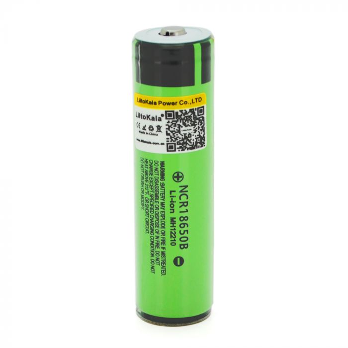 
					Акумулятор 18650 Li-Ion LiitoKala Lii-34B-PCB, 3400mah (3200-3400mah), 3.7V (2.75-4.2V), Green, PVC BOX