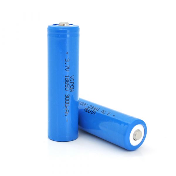 
					Акумулятор 18650 Li-Ion Vipow ICR18650 TipTop, 3000mAh, Blue