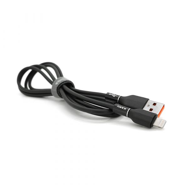 
					Кабель iKAKU KSC-452 FEIZHUO aluminum alloy charging data cable series for iphone, Black, довжина 1,2м, 3,2А, BOX