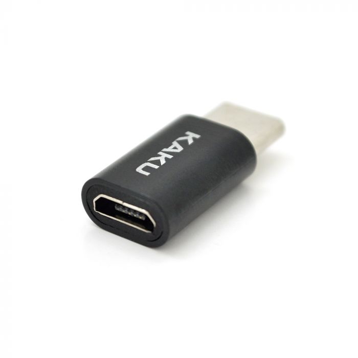 
					Перехідник iKAKU KSC-531 SHANXING Series Type-C(Male) to MicroUSB(Female) , Black, Box
