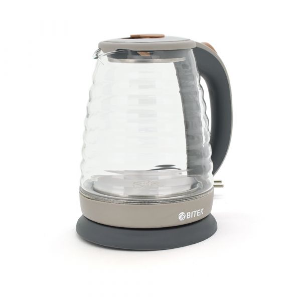 
					Електричний чайник BITEK BT-3110, з підсвічуванням, 2400W, 1.8L, Gray