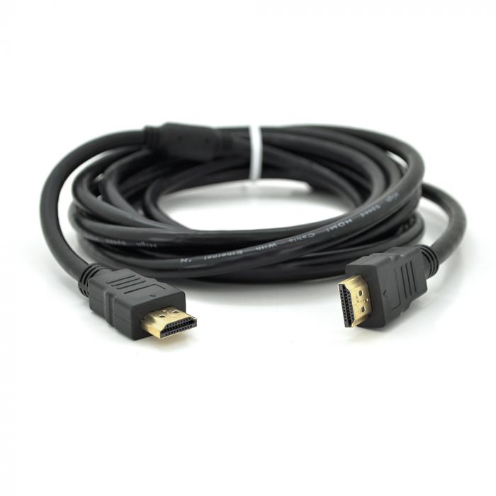 
					Кабель Ritar PL-HD94 HDMI-HDMI Ultra HD 1080P, 0.8m, v1,4, OD-7.3mm, з фільтром, круглий Black, коннектор Gold, Пакет, Q250
