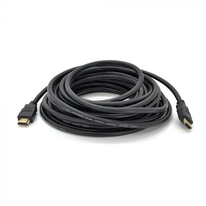 
					Кабель Premium Ritar PL-HD94 HDMI-HDMI Ultra HD 1080P, 20.0m, v1,4, OD-8.0mm, з фільтром, круглий Black, коннектор Gold, Box, Q20
